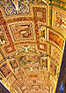 Ватикан, потолок в музее